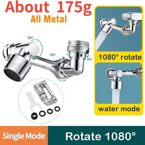 Universal Rotating Faucet Sprayer