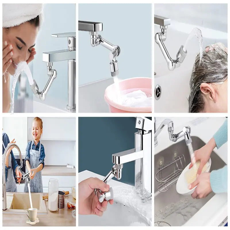 Universal Rotating Faucet Sprayer