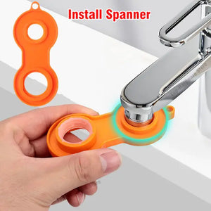 Universal Rotating Faucet Sprayer