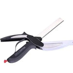 2-in-1 Stainless Steel Scissors & Cutting Board Knife